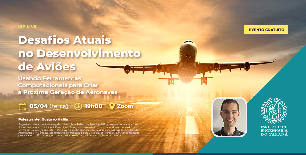 IEP Live: Desafios Atuais no Desenvolvimento de Aviões