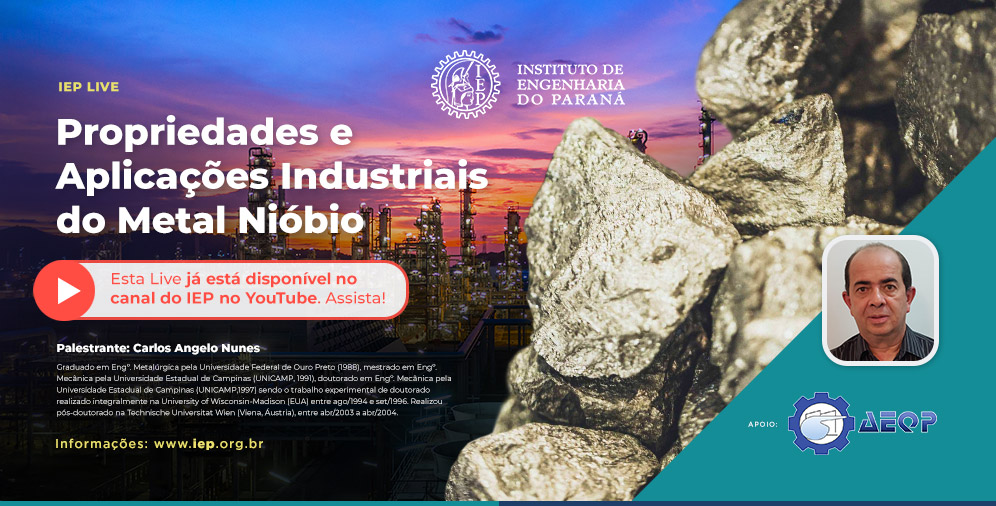 IEP Live: Propriedades e Aplicações Industriais do Metal Nióbio