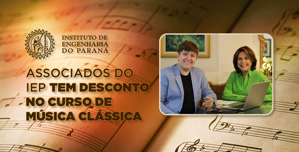 Associados do IEP tem desconto no Curso de Música Clássica